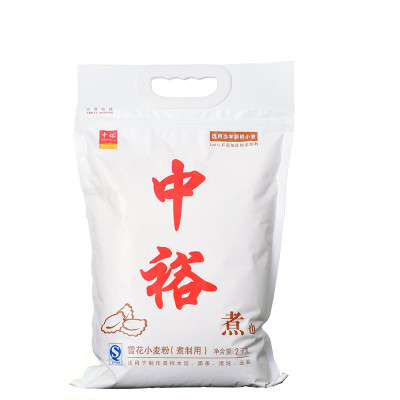 中裕(ZHONGYU)雪花小麦粉(煮)2kg油条水饺面条饺子馅饼馒头通用粉富强粉家庭用粉中裕出品