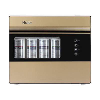 海尔(Haier)直饮双膜双出水箱体净水机HRO5009-5 (金色)