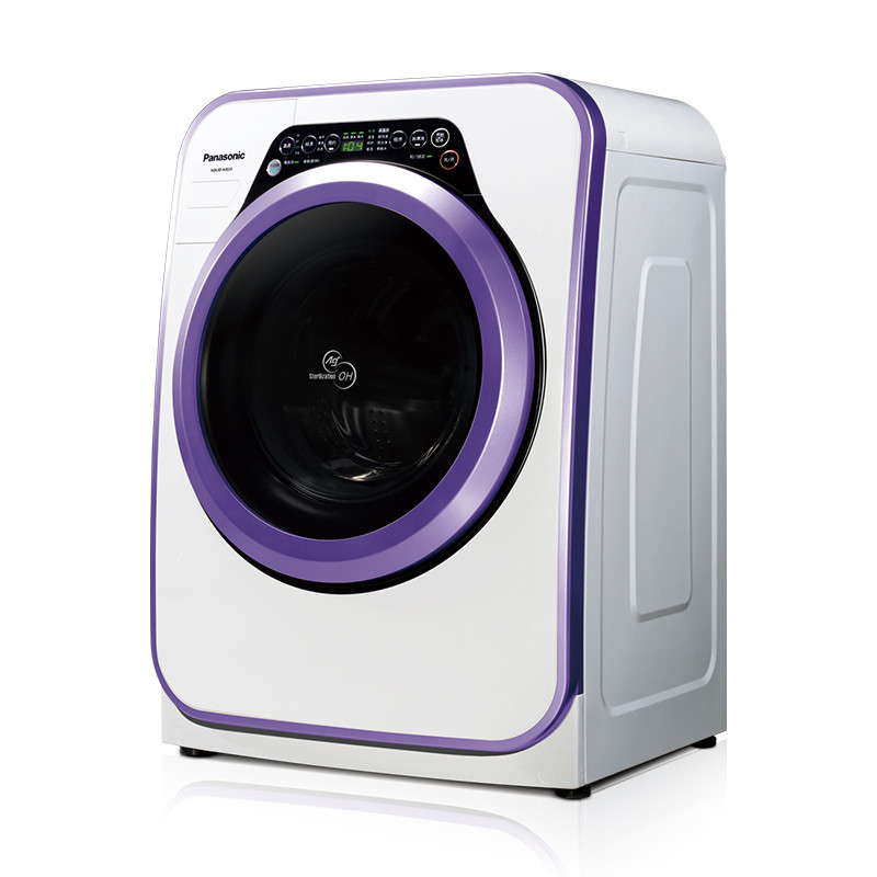 松下(Panasonic) XQG30-A3023 3公斤 婴幼儿滚筒家用洗衣机(白色紫边)