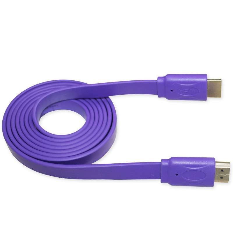 IT-CEO V08HDMI-P HDMI数字高清线 1.4版本 扁平 2米 紫色