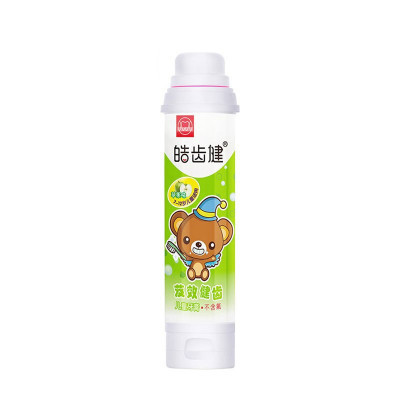 皓齿健芨效健齿儿童牙膏60克(苹果味)(新老包装随机发货)
