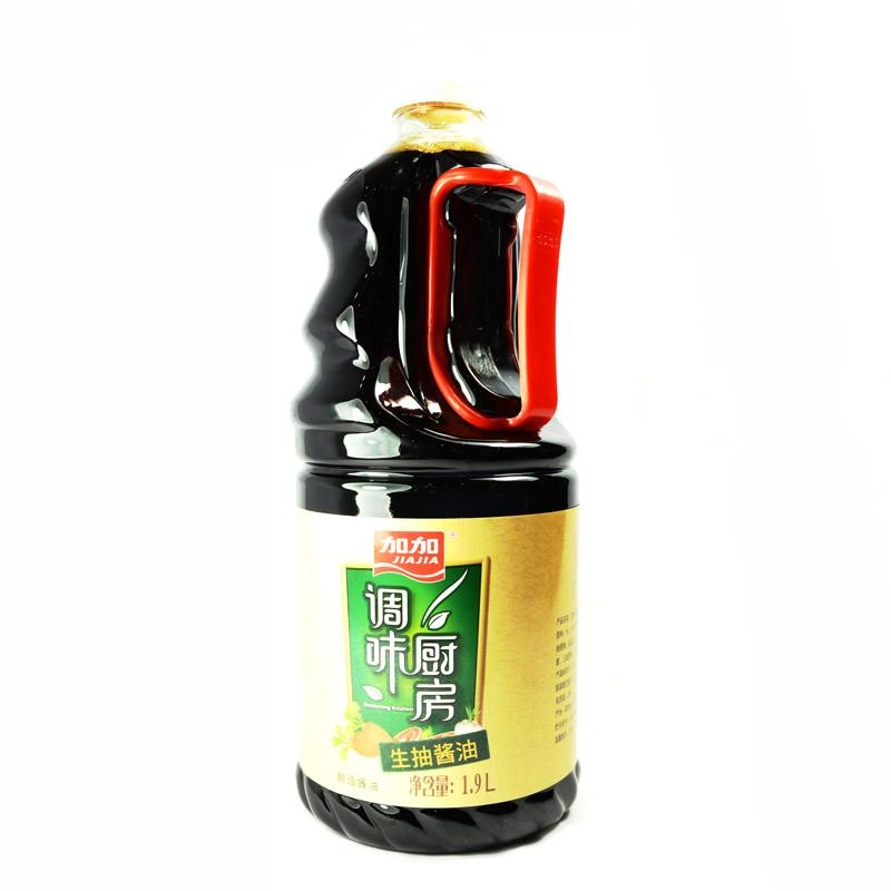 加加调味厨房生抽酱油1.9L