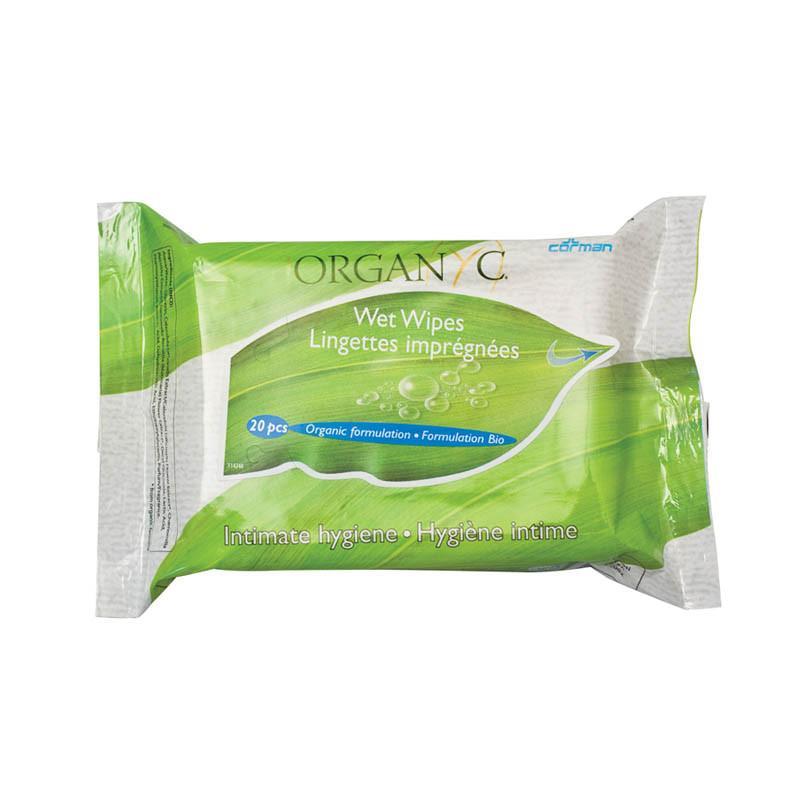 [苏宁易购超市]欧然尼 意大利进口 天然纯棉 清新润泽女性专用卫生湿巾20片/包 ORGWW1A