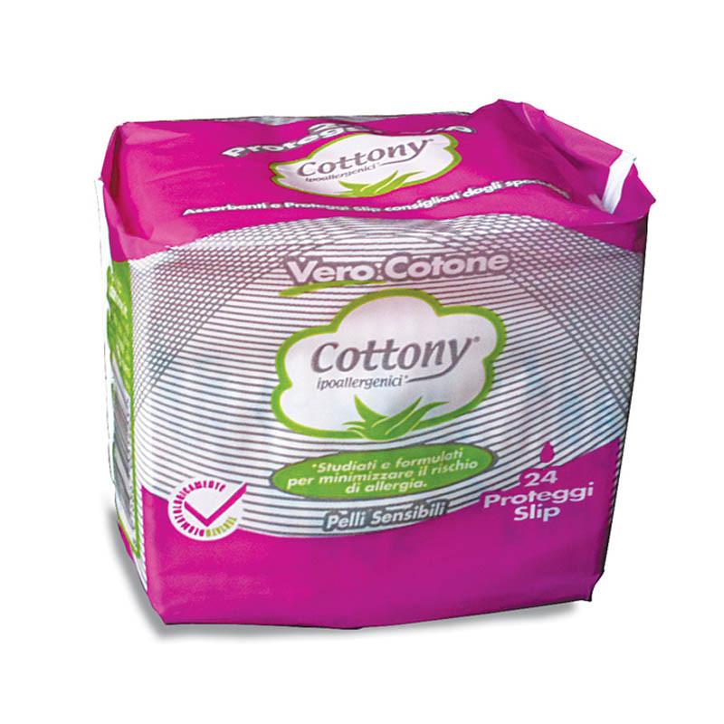 [苏宁易购超市]特恩尼意大原装装进口棉柔卫生护垫(超薄型)24片155mLC-COT824