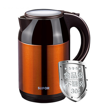 苏泊尔(SUPOR)电水壶 SWF17E02A-150 1.7L 304食品级不锈钢 智能温控 自动断电 烧水壶