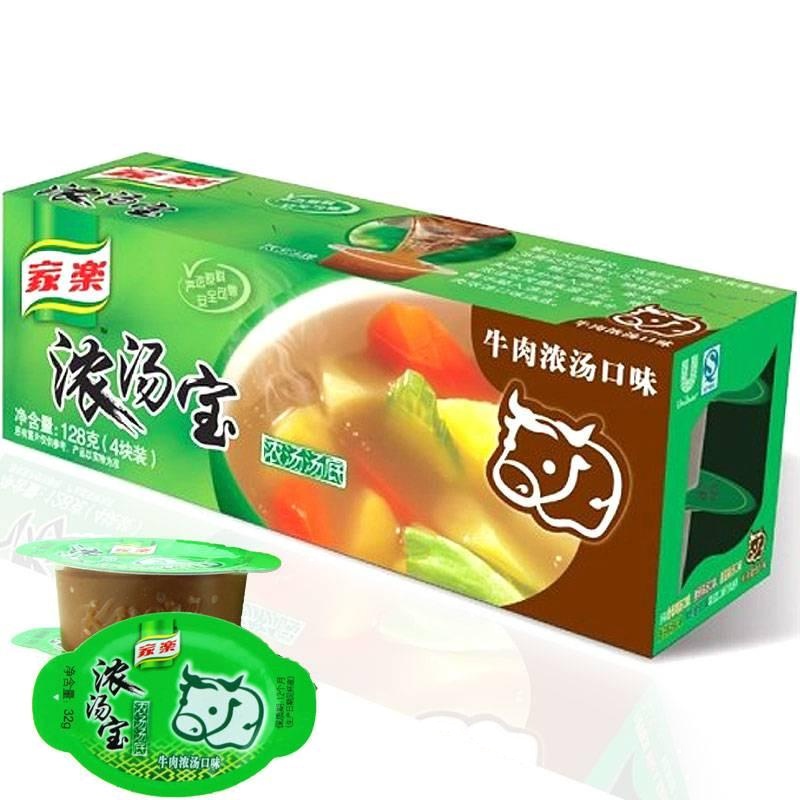 家乐浓汤宝牛肉浓汤4块装新32g*4