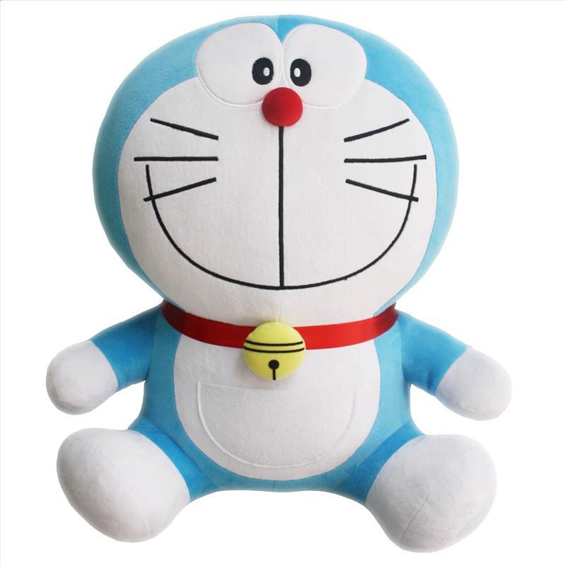 澳捷尔哆啦a梦毛绒玩具大号机器猫公仔可爱蓝胖子叮当猫送女生日礼物开怀款30cm