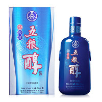五粮液出品 五粮醇 蓝淡雅 50度 浓香型白酒 500ml 单瓶装