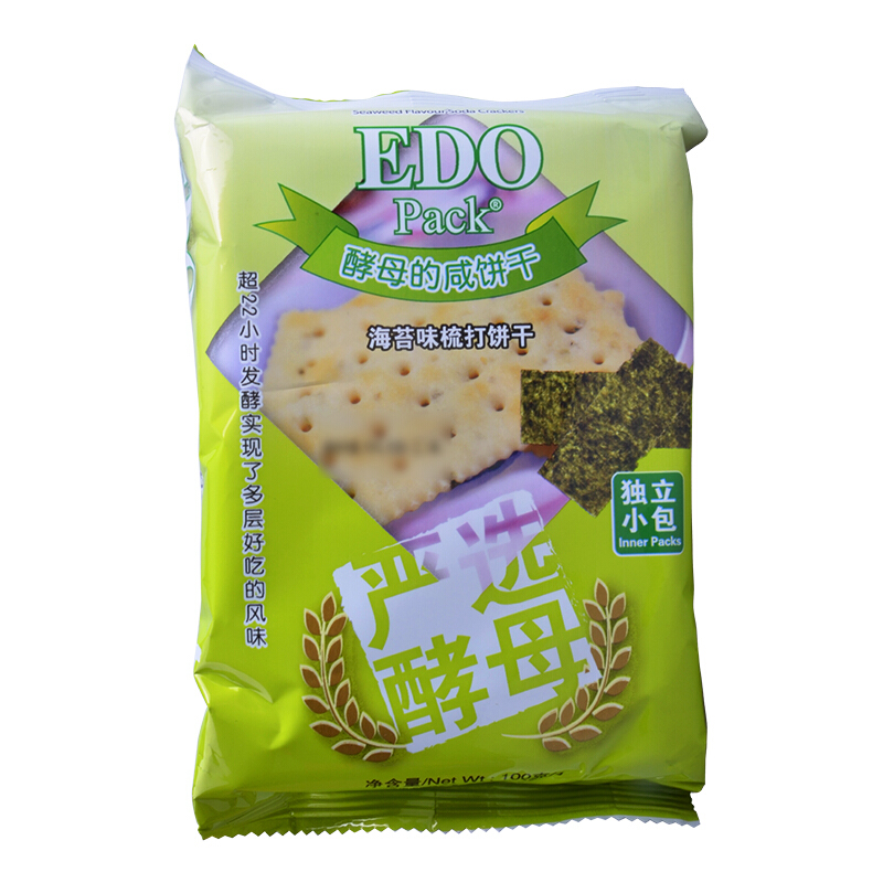 EDO海苔梳打饼100g