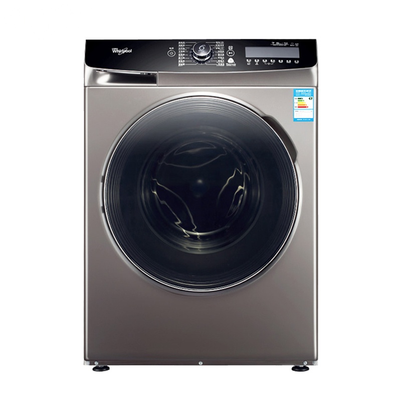 惠而浦(Whirlpool)WG-F85831BK 8.5公斤 变频静音 滚筒洗衣机(惠金色)