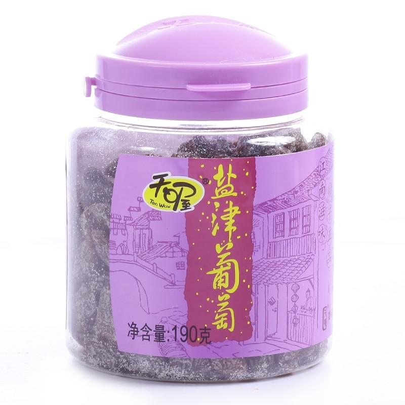 天喔盐津葡萄190g/瓶