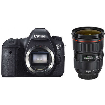 佳能(Canon) EOS 6D(24-70mm F2.8) 数码单反相机 单镜头套装 约2020万像素