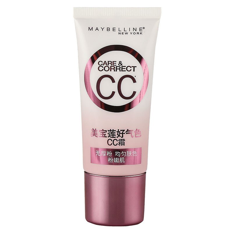 美宝莲(Maybelline)好气色CC霜美肌霜 粉色30ml 滋润营养;遮瑕 粉色系