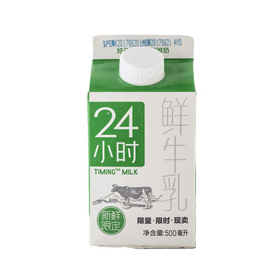 新希望华西24小时牛奶500ml