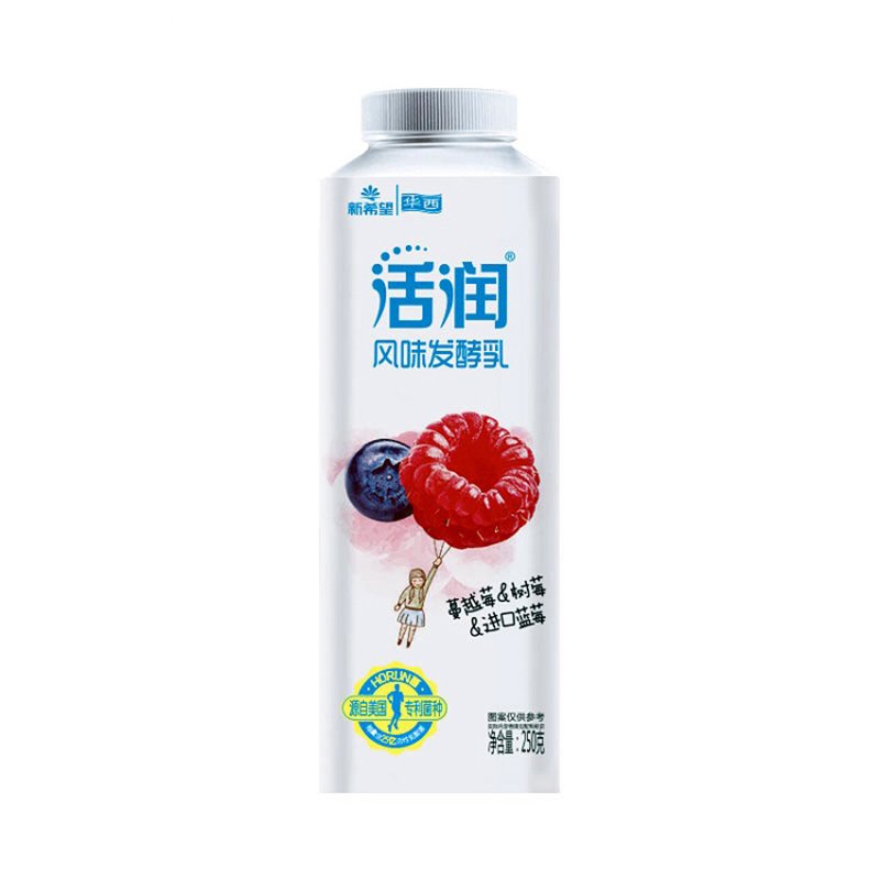 新希望活润蔓越莓蓝莓树莓风味发酵乳250g