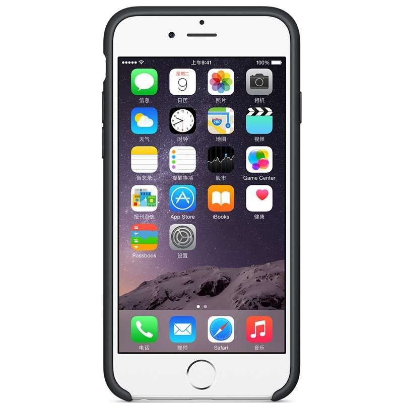 苹果(Apple) IPHONE 6 SILICONE CASE 黑