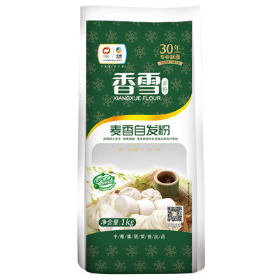 香雪(XIANGXUE)麦香自发粉1kg/袋 包子 馒头用粉 优质酵母 中粮出品