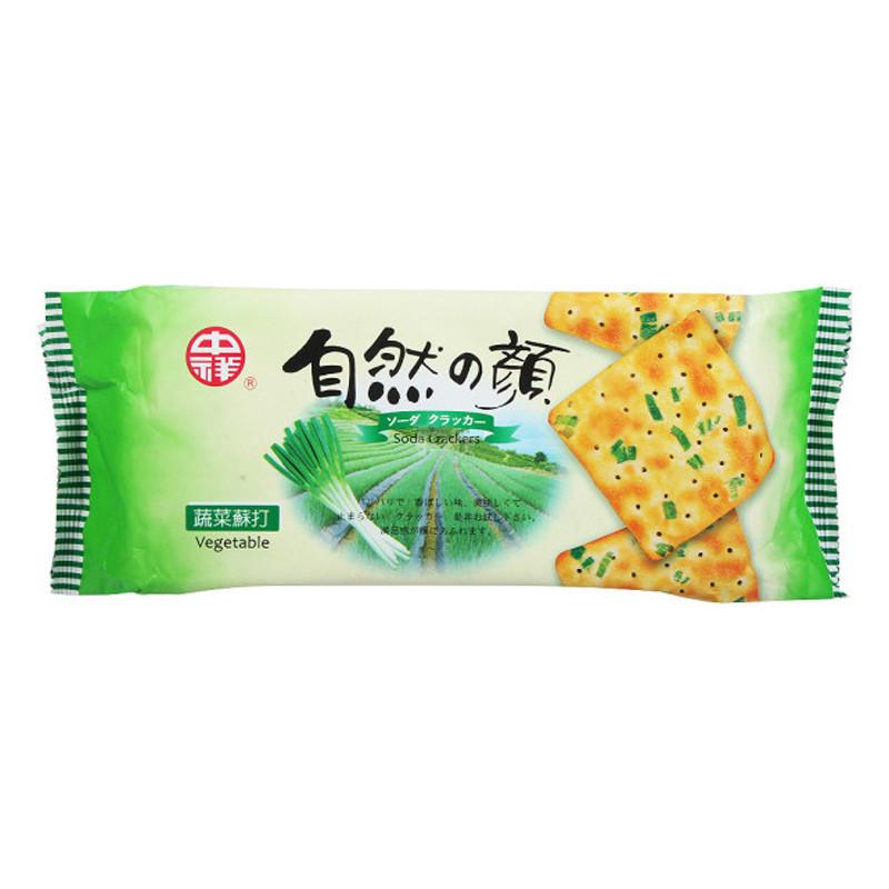 自然之颜 蔬菜苏打饼 140g/袋