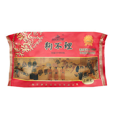 天津 狗不理 冷冻机制三鲜包1袋(简装)500g(15个)