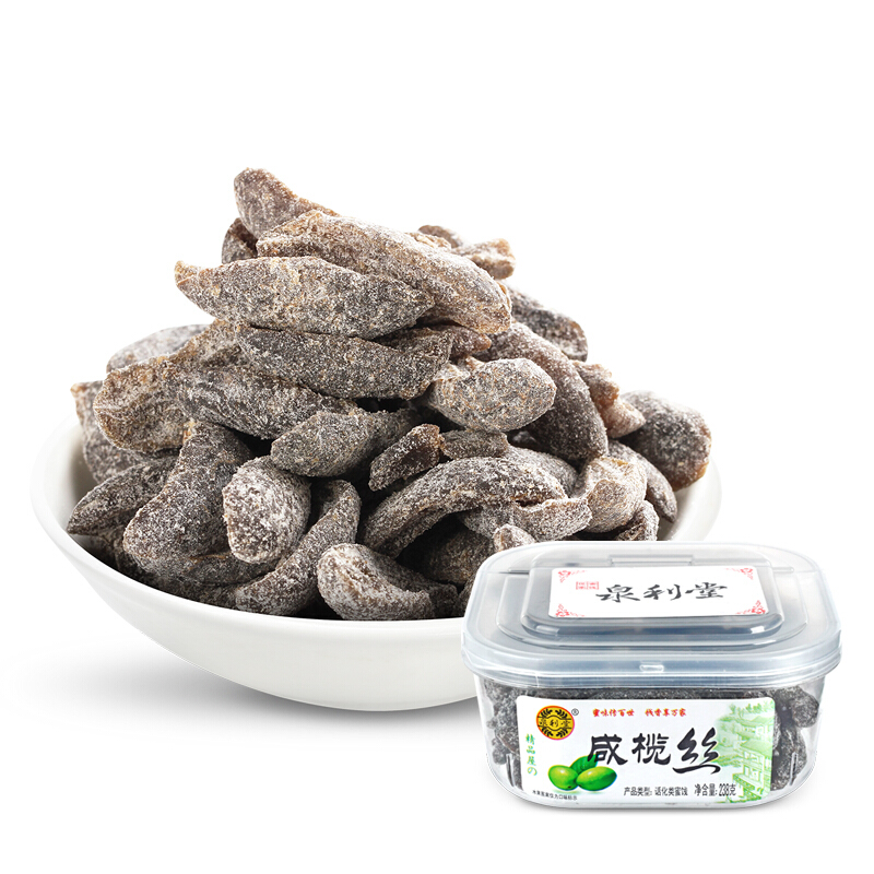 泉利堂咸榄丝238克