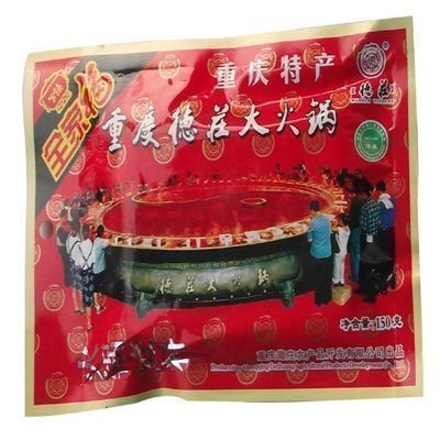 德庄 过把瘾火锅底料300g袋装 辣味 重庆火锅底料 调味品 调味料