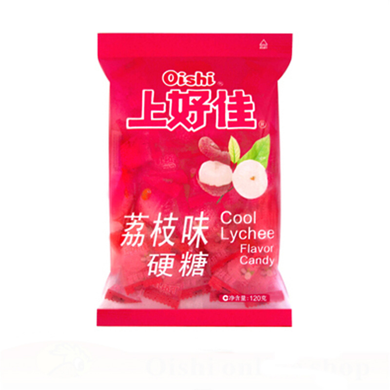 上好佳荔枝味硬糖120g