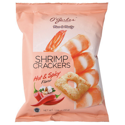 O'garlos奥嘉莱虾片 火辣味30g