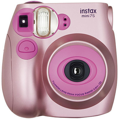 富士(FUJIFILM)趣奇(checky)instax mini7S金属粉 相机套餐