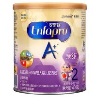 [新客劲省30元]美赞臣(MeadJohnson)亲舒幼儿配方奶粉2段400克罐装 荷兰原装进口(6-12个月龄适用)