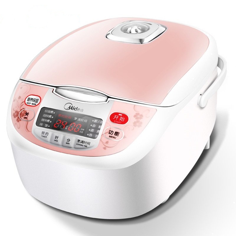 美的(Midea)电饭煲 MB-FS506C 5L/升大容量 涡轮除泡防溢锅 24小时智能预约4-5-6-7人电饭锅