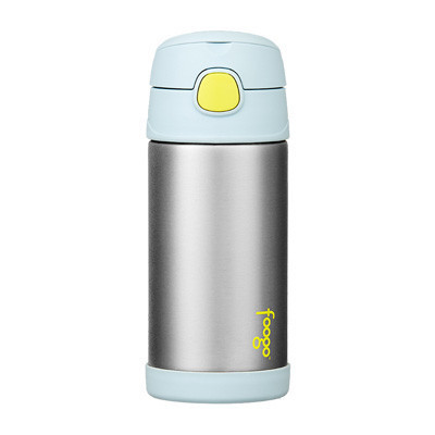 膳魔师THERMOS保温杯 保温用品 儿童吸管杯宝宝学饮杯婴儿训练杯便携防漏水杯F4013 BL
