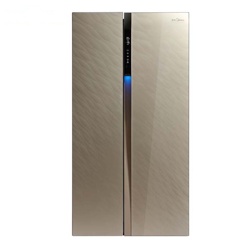 美的(Midea)565升对开门冰箱 立体风冷玻璃面板易清洁 家用BCD-565WKGZM