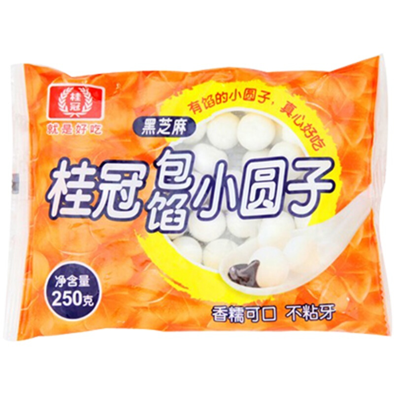 桂冠包馅小圆子250g
