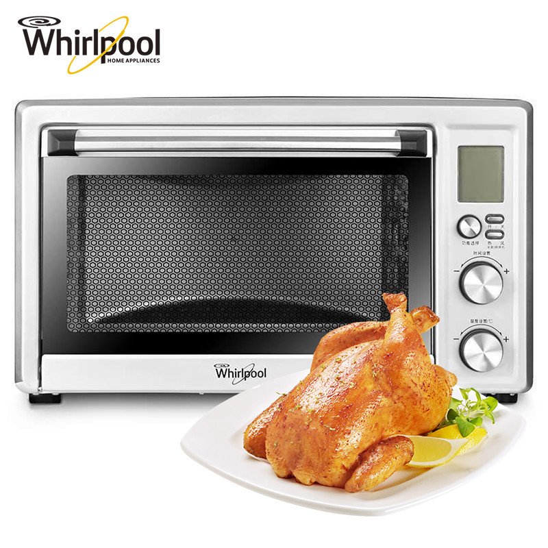 惠而浦(Whirlpool)电烤箱WTO-WP286G家用烘焙全自动28升[支持苏宁智能APP远程操控]