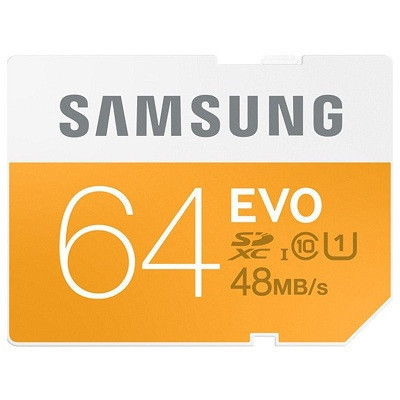 三星(SAMSUNG) SD存储卡 64G(CLASS10 48MB/s) EVO升级版