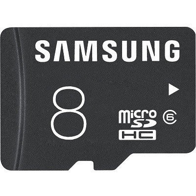 三星(SAMSUNG) microSD存储卡 8G(C6 24MB/s) 标准版