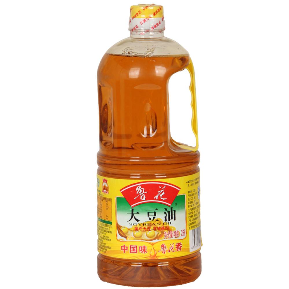 鲁花 大豆油 2L