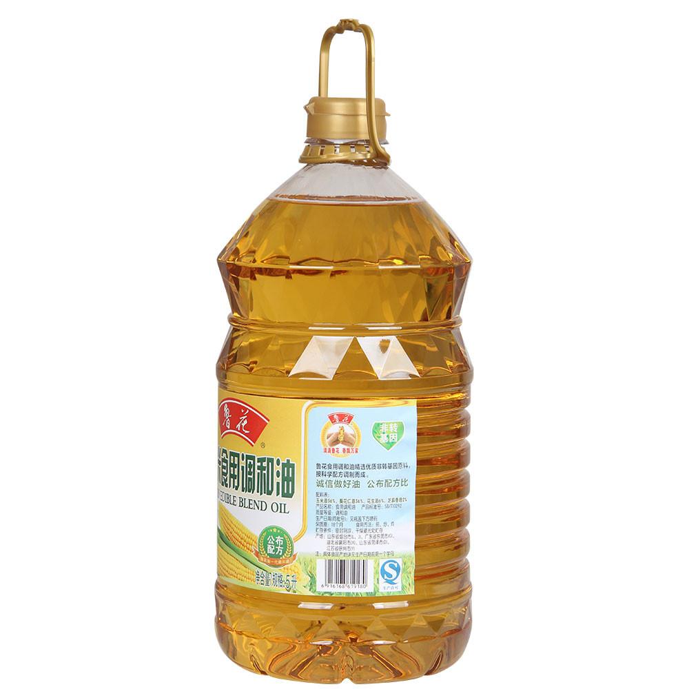 鲁花 玉米食用调和油 5L