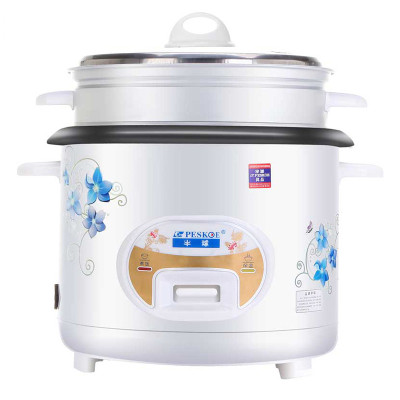 半球(Peskoe) CFXB60-5M 电饭锅 6L 不沾涂层 铝胆导热急速 可蒸可煮 一键操作 带蒸笼 家庭优选