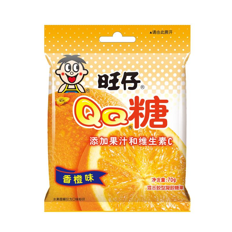 旺仔 QQ糖 70g香橙味