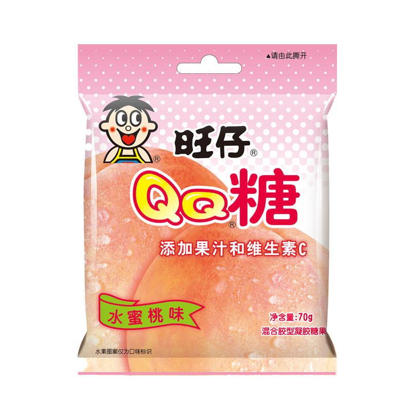 旺仔 QQ糖 70g水蜜桃