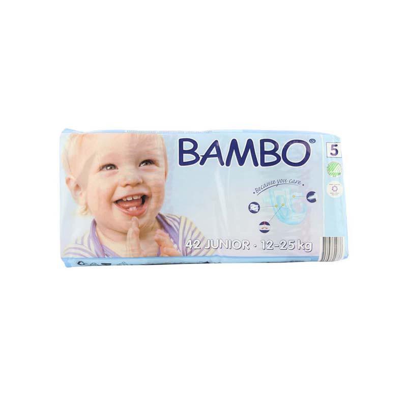 BAMBO 班博 绿色生态 婴儿纸尿裤5号 (12-25公斤) 42片(丹麦进口)