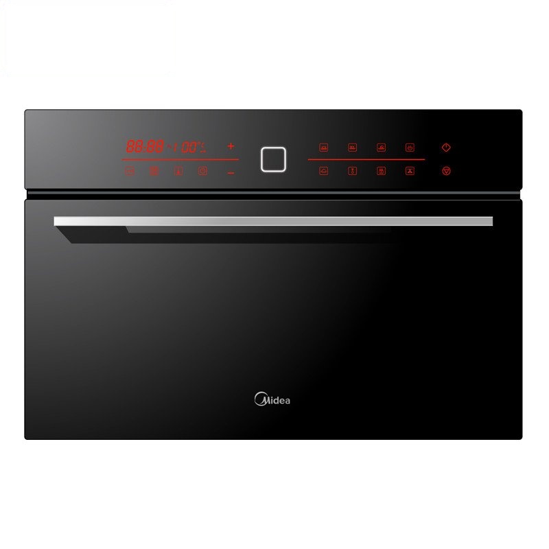 美的(Midea)魅影系列嵌入式电蒸炉 TPN26MMY-SAL 26L黑色 触控 立体蒸箱