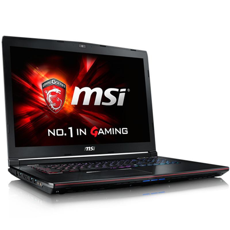 微星(msi) GE72 17.3英寸寸大屏游戏笔记本(i7 8G 1TB 2双显 DVD)