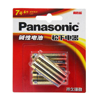 松下高性能碱性电池7号LR03BCH/6B AAA 1.5V 6节装