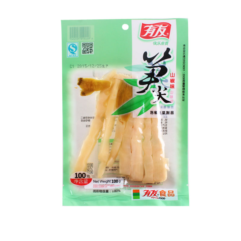 有友笋尖(山椒味)100g