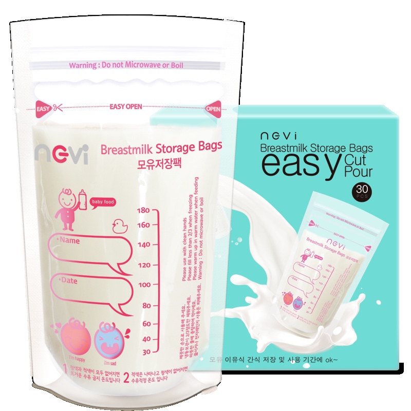 新贝母乳储存袋 韩国进口母乳保鲜袋30片装储奶袋 XB-8978