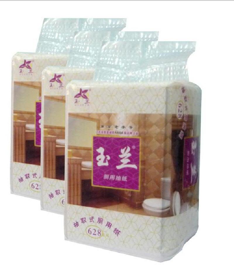 玉兰抽取式厕用抽纸268张
