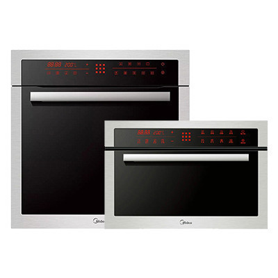 美的(Midea)绅士系列嵌入式电蒸箱电烤箱TPN26MSS-SSL+ET1065SS-80SE 触控式蒸烤套装
