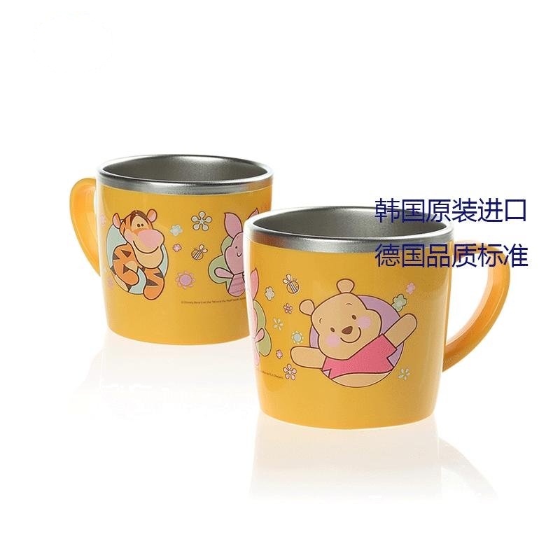 迪士尼(Disney)维尼TKCP11001-07不锈钢饮水杯(配盖)